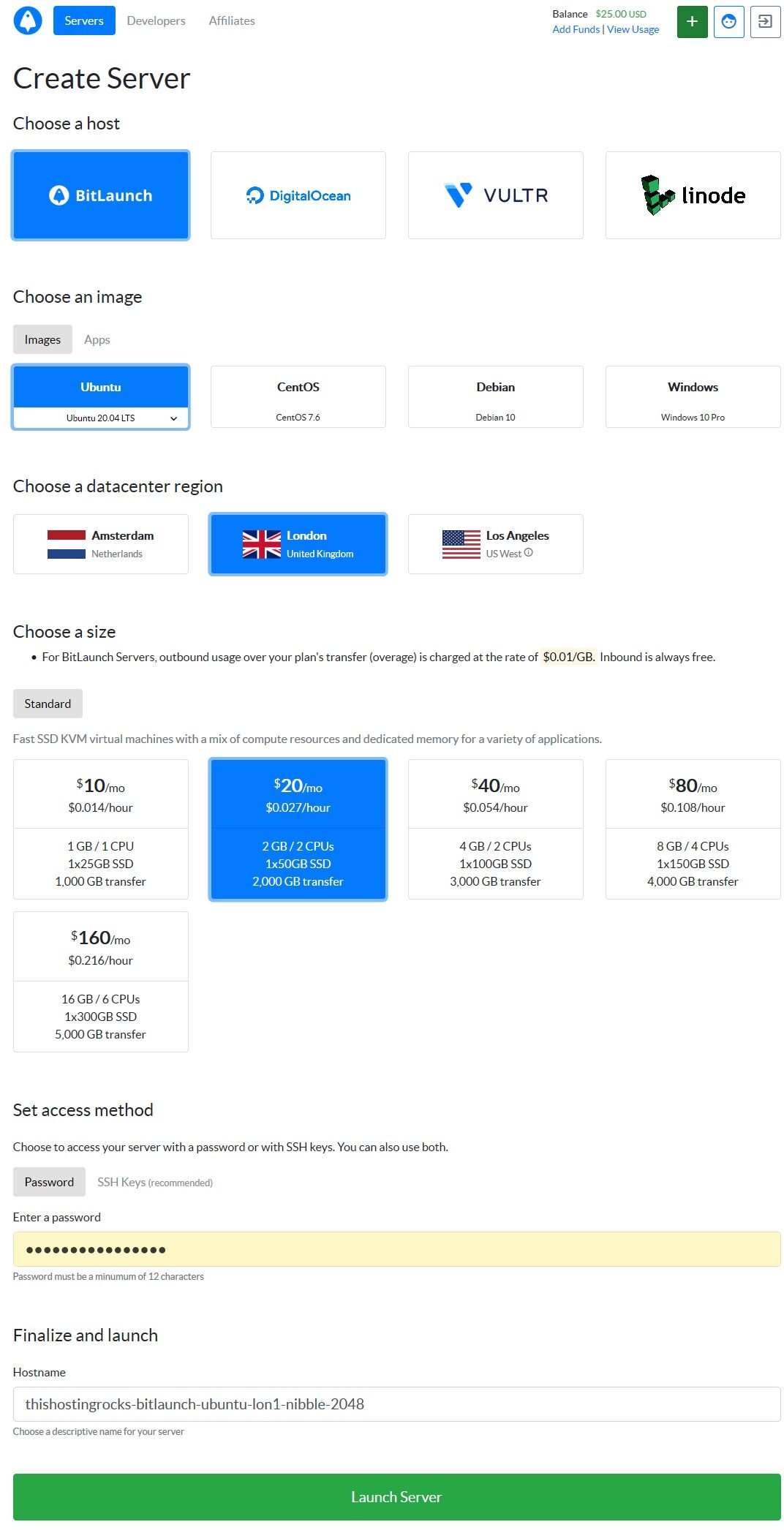 BitLaunch Review - Pay with Cryptocurrencies for Cloud Servers