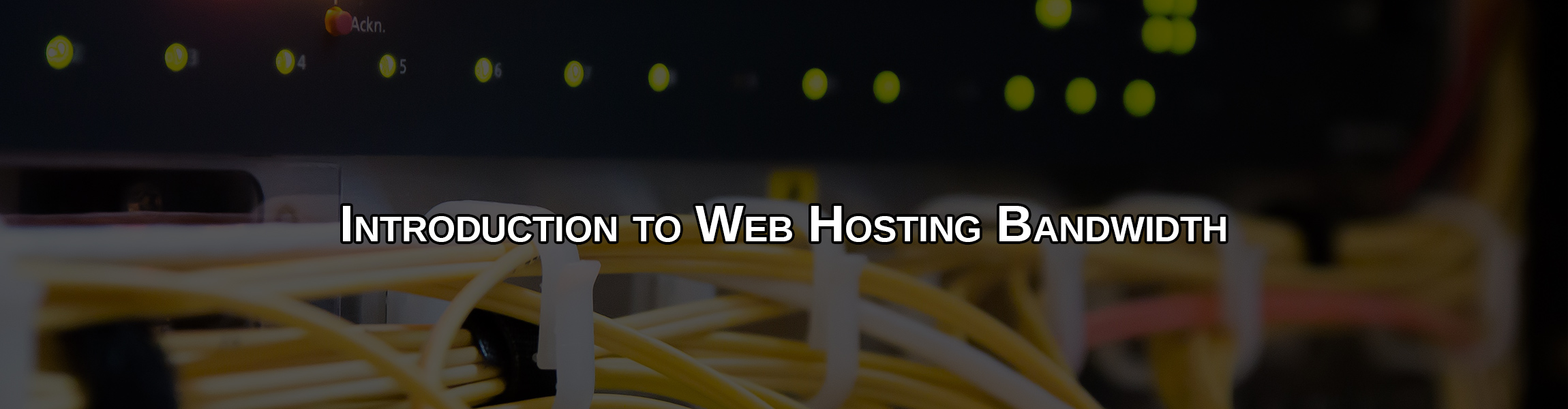 Introduction to Web Hosting Bandwidth