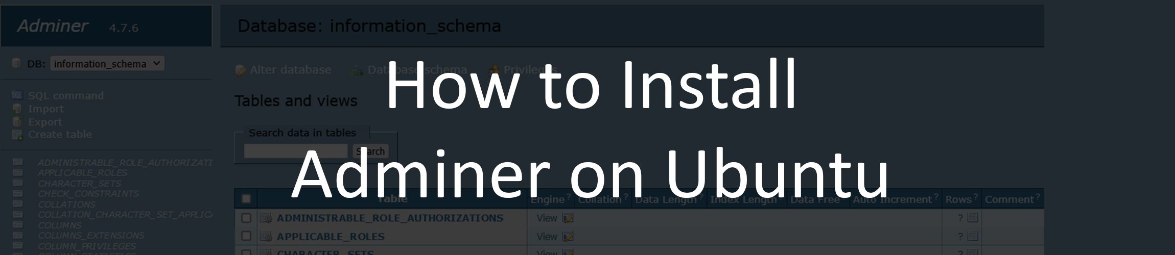phpMyAdmin Alternative: How to Install and Use Adminer on Ubuntu